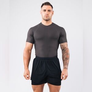 Alphalete • NWT Compression Power Short Sleeve in the colour ink